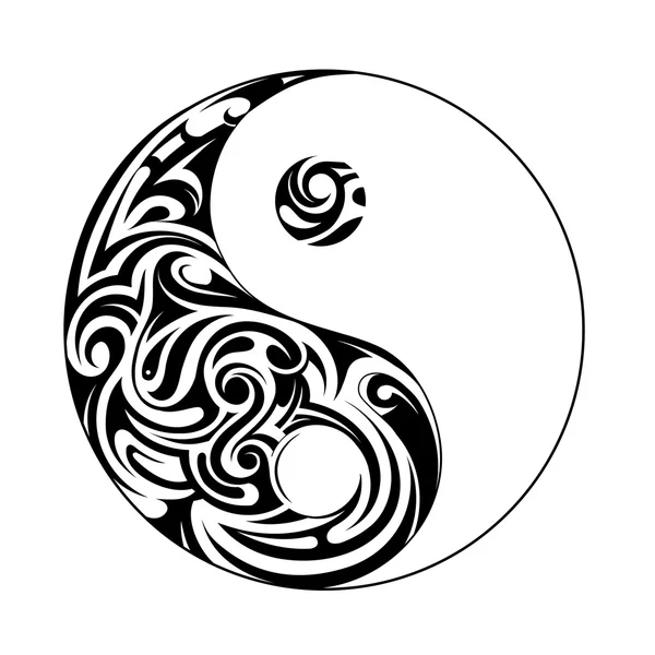 Ying yang σχήμα — Διανυσματικό Αρχείο