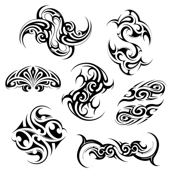 Tribal tatuaje conjunto — Vector de stock