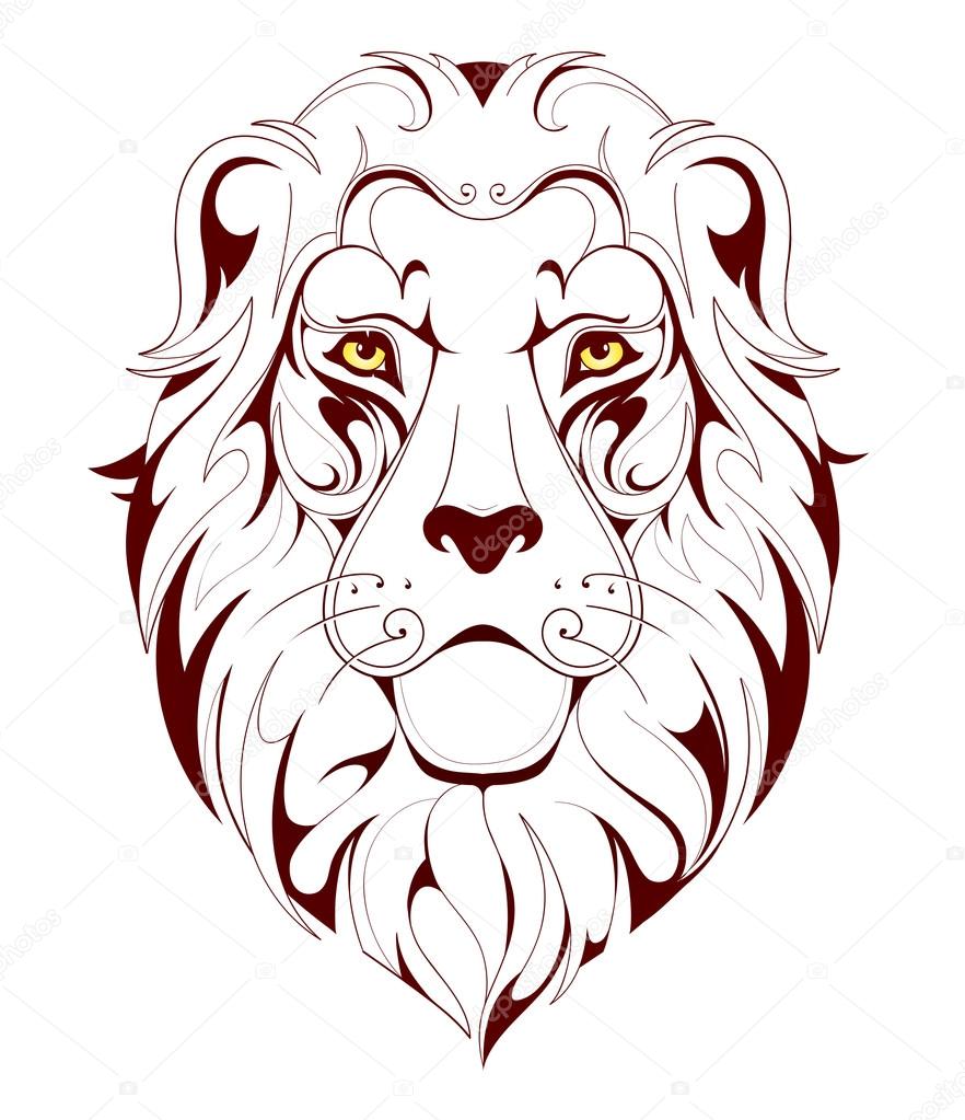 Lion head tattoo Stock Vector Image by ©akv_lv #87176790 Lion head tattoo Stock Vector Image by ©akv_lv #87176790