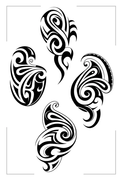 Art nouveau designelementen — Stockvector