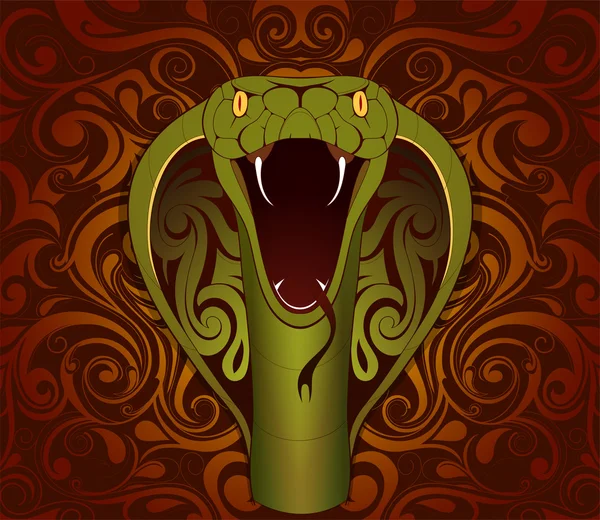 2025 年のヘビのシンボルとして — ストックベクタ