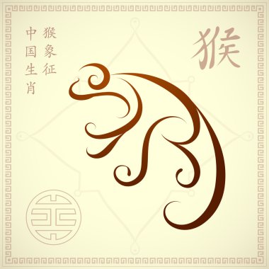 Yıl 2016 için sembolü olarak maymun