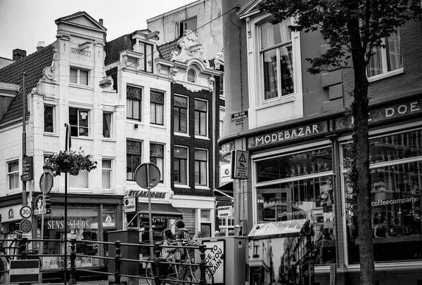 Amsterdam Pays Bas Juin 2021 Steakhouse Modebazar Façades Commerces Dans — Photo