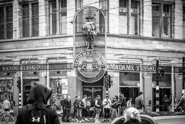 Amsterdam Netherlands Haziran 2021 Baraj Meydanı Madam Tussaud Müzesi Şehrin — Stok fotoğraf