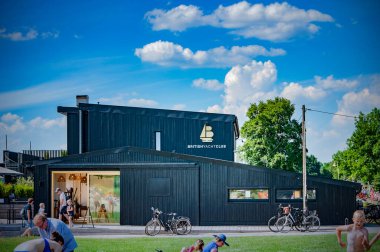 BOHMTE, ALMANLIK. 27 Haziran 2021 Dammer Doğal Parkı. İngiliz Yat Kulübü