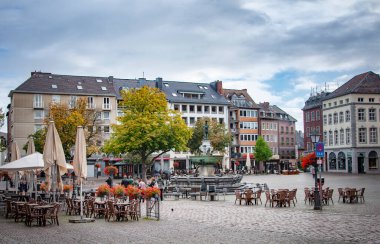 ACHEN, ALMANLIK. Ekim, 04, 2020. Sokak görünümü.