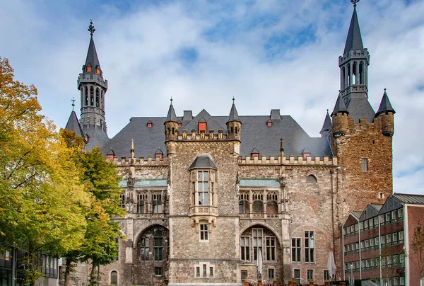 AACHEN, ALEMANHA. 04 de outubro de 2020. Catedral de Aachen. — Fotografia de Stock