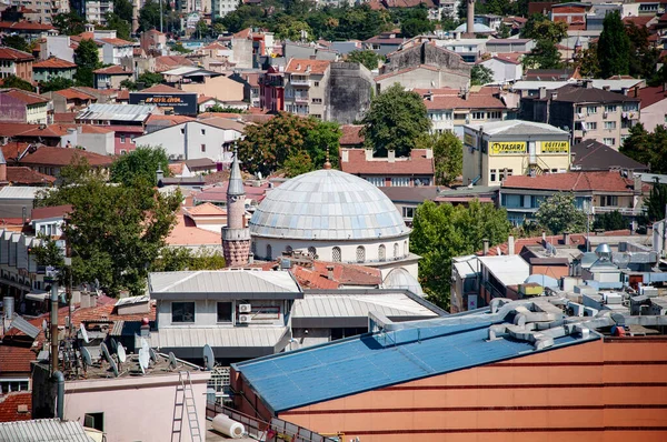 Bursa Turkus Sierpnia 2021 Roku Panoramiczny Widok Dachy Budynków Domów — Zdjęcie stockowe