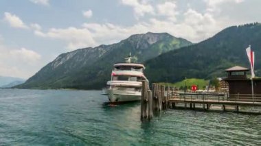 Time lapse Pertisau Aachensee Boat