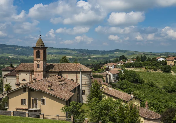 Barolo wina dzielnicy Grinzane Cavour, Piemont — Zdjęcie stockowe