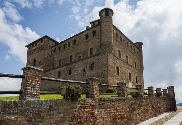 Castello Grinzane Cavour Piemonte — Foto Stock