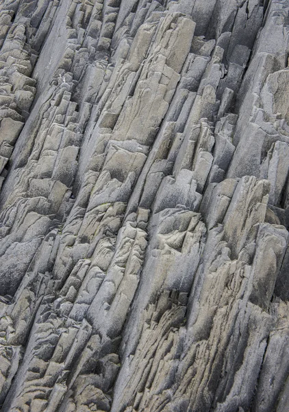 Detail Rock Vertical Pattern on Iceland — Stock Photo, Image