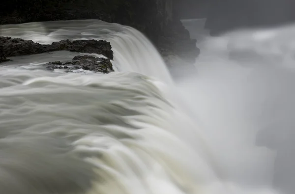 Gullfoss 폭포 협곡 아이슬란드에와 — 스톡 사진