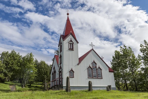 Kostel v blízkosti Hvolsvollur — Stock fotografie