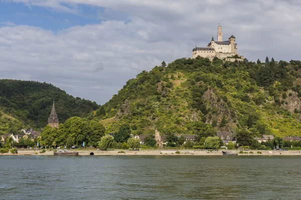 Castillo de Marks burg en el Rin Fotos De Stock Sin Royalties Gratis