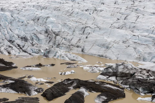 Skaftafellsjokull ledovec Islandu — Stock fotografie