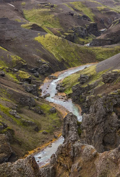 Flussberge Kerlingarfjoll Island — Stockfoto