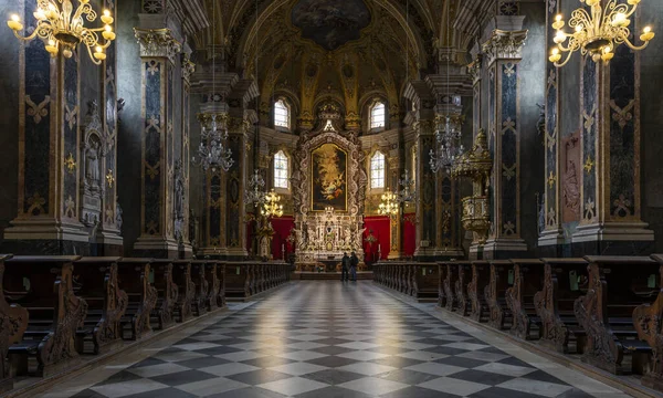 Brixen Italië Oktober 2020 Interieur Van Domkerk Van Brixen Met — Stockfoto