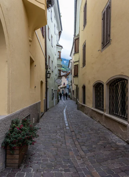 Brixen Italien Oktober 2020 Liten Gata Staden Brixen Bressanone Med — Stockfoto