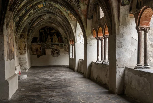 Brixen Italy October 2020 Monastery Paintings Fresco Cathedral Brixen Roman — Stock Photo, Image