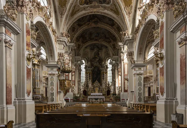 Brixen Italia Octubre 2020 Interior Stiftskirche Unserer Lieben Frau Monasterio — Foto de Stock