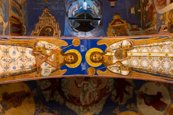 Suzdal Rusko Září 2019 Fresco Stropě Transformační Katedrály Klášteře Spaso — Stock fotografie