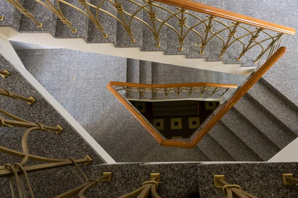 Kazan Rússia Setembro 2019 Interior Com Escadas Mesquita Kul Sharif — Fotografia de Stock