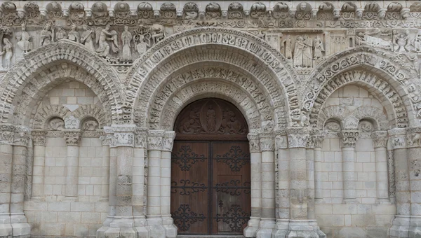 Puerta de la Iglesia Poitiers —  Fotos de Stock