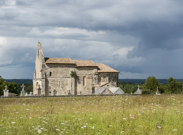 Kyrka Le Meillac Gours — Stockfoto