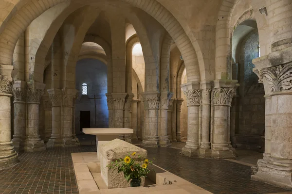 Crypt in kerk in Saintes, Frankrijk — Stockfoto