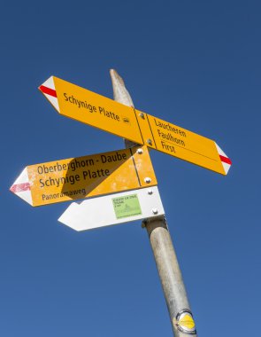 Yürüyüş için işaret