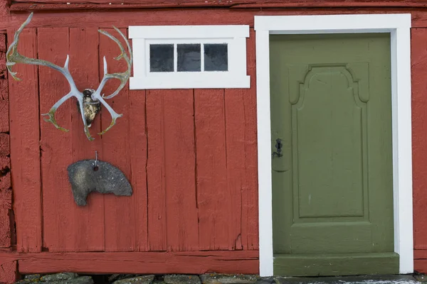 Puerta de cabina Hjerkinn — Foto de Stock