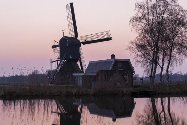 Mill at Woerdens Verlaat — Stock Photo, Image