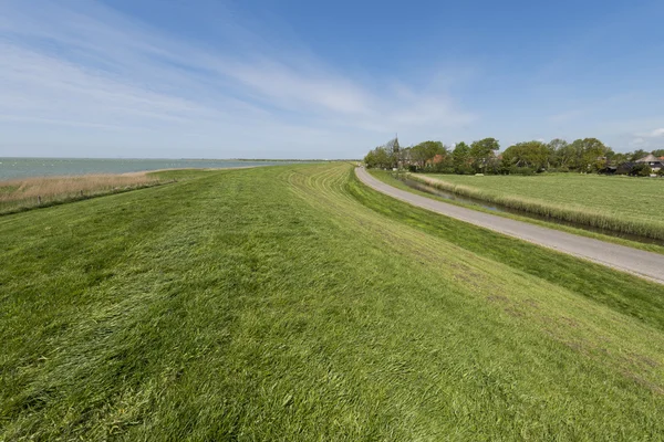 Dike near Gaast — Stock Photo, Image