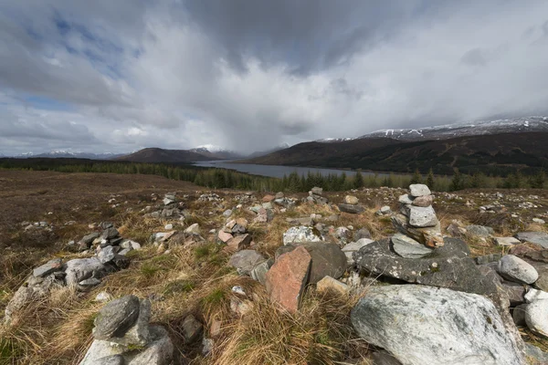 Mountains Dark Clouds Scotland — Stock Photo, Image