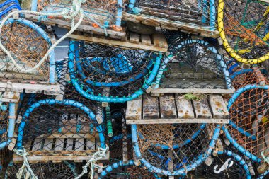 Yengeç ve balık tuzak ayrıntılı