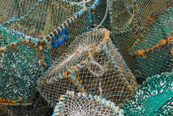 Krabba och hummer fällor — Stockfoto