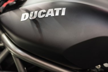 Kiev, Ukrayna - 12 Mart 2016: Logo Ducati motosiklet 