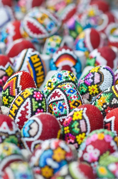 Romanian traditional bagels string — Stock Photo, Image