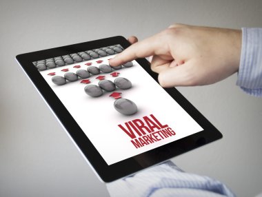 viral marting tablet ekranında