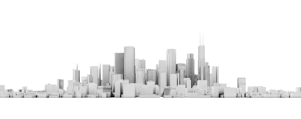 Skyline della città d'affari — Foto Stock