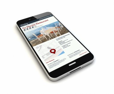 Smartphone ile online listesi ekranda