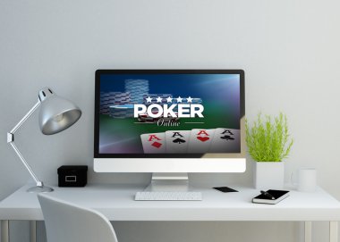 Modern temiz çalışma alanı mockup