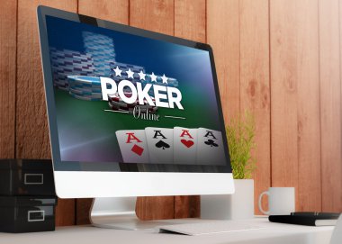 bilgisayar poker online ile modern çalışma alanı