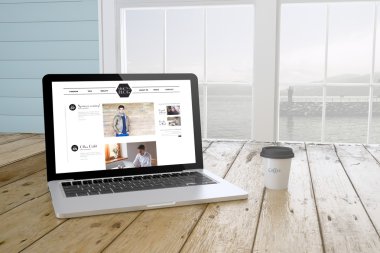 Laptop ekran blog ile