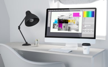 bilgisayar gösteren grafik tasarım yazılımları