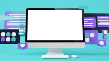 Web sitesi tasarımı 3d oluşturma ile aynı.