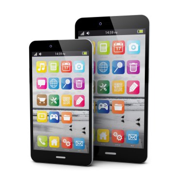 akıllı telefonlar iki boyutları