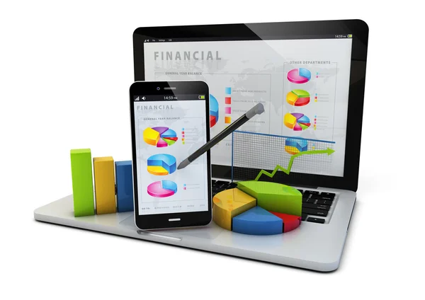 Finances devices — Stock Photo, Image