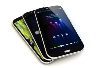 üç akıllı telefonlar 